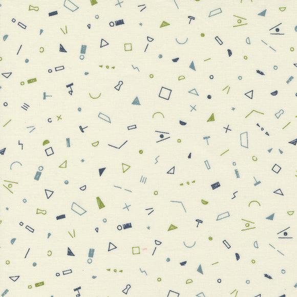 16954 13 PARCHMENT - COLLAGE by Janet Clare for Moda Fabrics