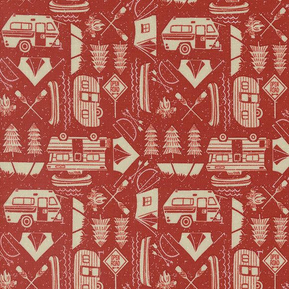 20884 15 FIRE - THE GREAT OUTDOORS by Stacy lest Hsu for Moda Fabrics