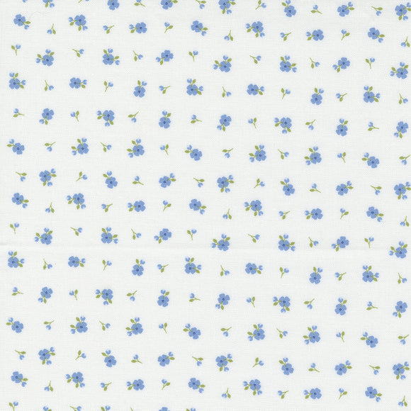 29175-21 OFF WHITE BLUE - PEACHY KEEN by Corey Yoder for Moda Fabrics