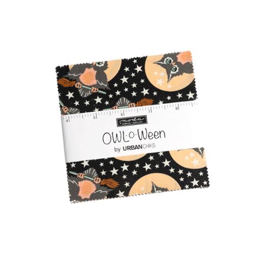 31190PP CHARM PACK - QWL O WEEN by Urban Chiks for Moda Fabrics