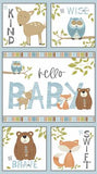 36256 182 WHITE FOX TOSS -  WINSOME CRITTERS by Deane Beesley for Wilmington Prints {THE PANEL FOR THIS COLLECTION IS ON OUR PANEL PAGE}