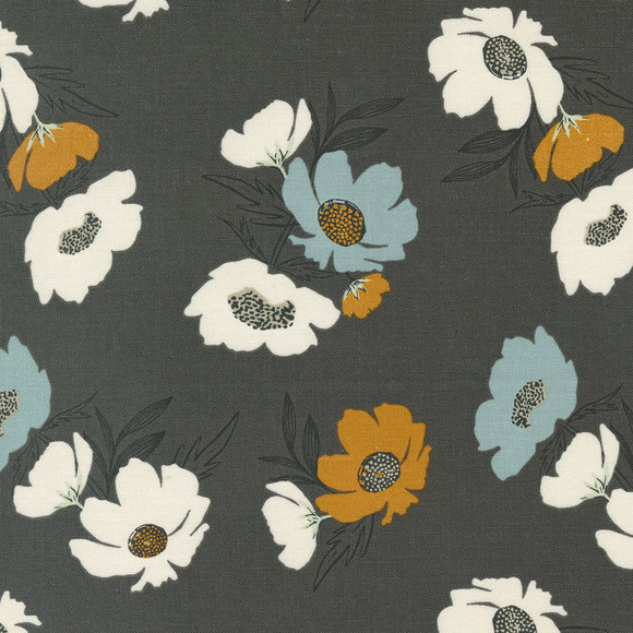 45582 15 SOOT - WOODLAND AND WILDFLOWERS by Fancy That Design House & Company for Moda Fabrics {THE PANELS FOR THIS COLLECTION ARE ON OUR PANELS PAGE}