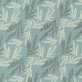45584 17 BLUESTONE - WOODLAND WILDFLOWERS by Fancy That Design House & Company for Moda Fabrics {THE PANELS FOR THIS COLLECTION ARE ON OUR PANELS PAGE}