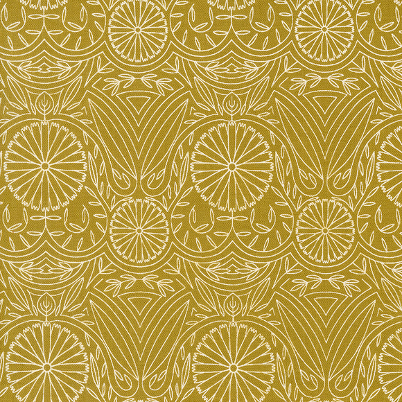 48385 17 GOLDEN - IMAGINARY FLOWERS by Gingiber for Moda Fabrics