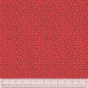53637-2 RED - DIRECTION - COTTON - BEACON by Whistler Studios for Windham Fabrics