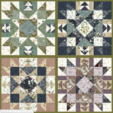 53784D-3 WILD ANEMONE-INDIGO - PERENNIAL by Kelly Ventura for Windham Fabrics