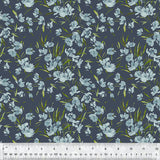 53787D-10 PEONY TULIP-SLATE - PERENNIAL by Kelly Ventura for Windham Fabrics