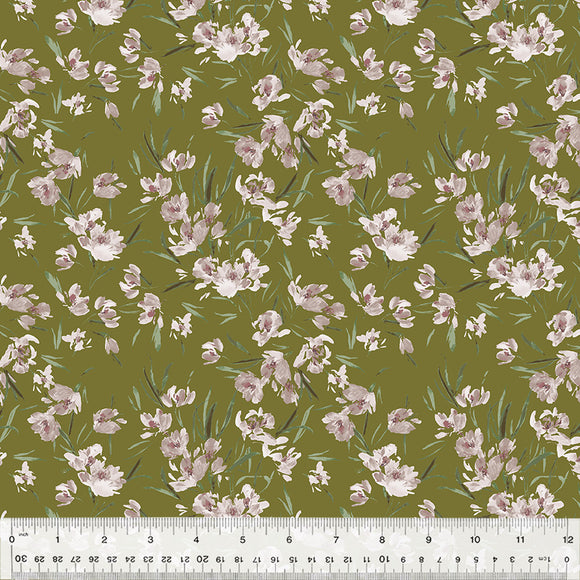 53787D-12 PEONY TULIP-FROND - PERENNIAL BY Annette Plog for Windham Fabrics