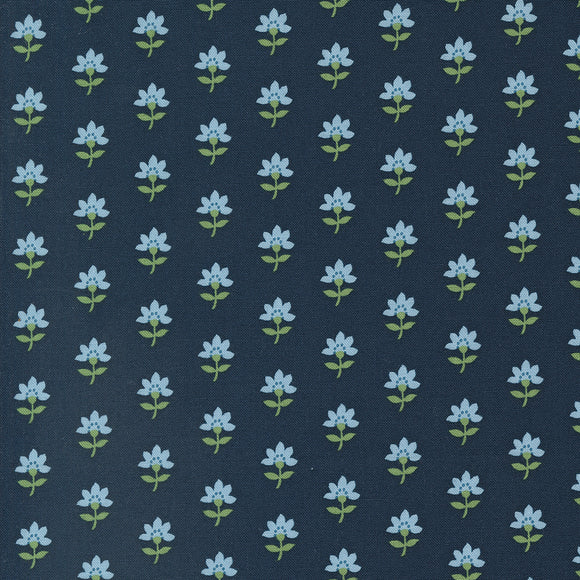 55301 14 NAVY - SHORELINE by Camille Roskelley for Moda Fabrics