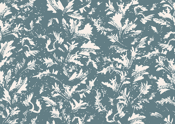 380-22748 GROWN UP TEAL - FAN CLUB/by Clea Broad for paintbrush studio fabrics