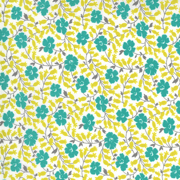 23333 11 CLOUD POND/FLOWERS FOR FREYA/by Linzee Kull McCary for Moda Fabrics