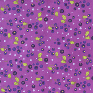48723 14 PLUM - PANSYS POSIES by Robin Pickens for Moda Fabrics