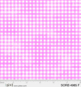 4985-F - GINGHAM - SORBET by P&B TEXTILES