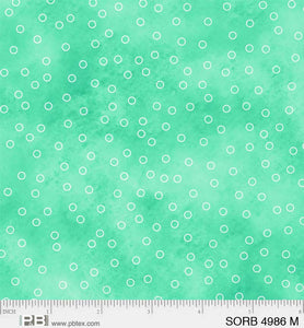 4986-M - TOSSED DOTS - SORBET by P&B TEXTILES