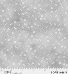 4986-S - TOSSED DOTS - SORBET by P&B TEXTILES