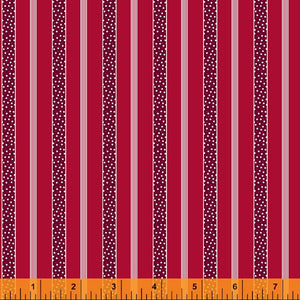 52949-5 -RED CONFETTI STRIP/HUDSON by Whistler Studios for WINDHAM FABRICS