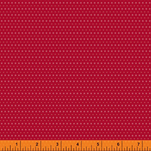 52953-5 -RED TINY MARKS/HUDSON by Whistler Studios for WINDHAM FABRICS