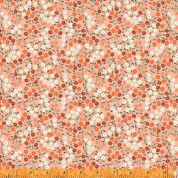 53011-10 PEACH - FORGET ME NOT by Allison Harris for Windham Fabrics