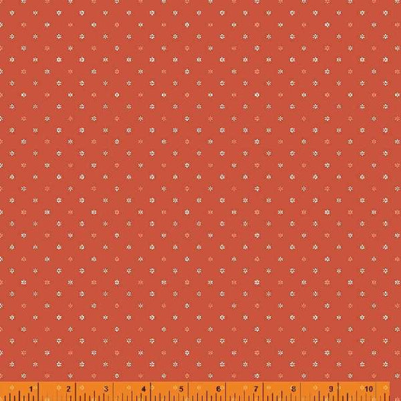 53014-11 RED - FORGET ME NOT by Allison Harris for Windham Fabrics