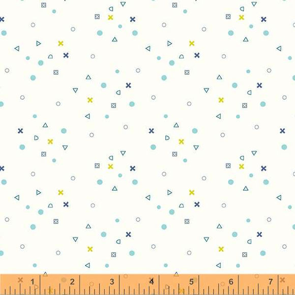 53181-2 XOXO - IVORY - LITTLE WHISPERS by Whistler Studios for Windham Fabrics