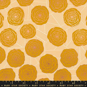 RS6023-11M YELLOW-CACTUS-METALLIC / by Jen Hewett- RUBY STAR SOCIETY for Moda Fabrics