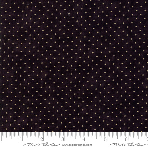 8654 28 ESSENTIAL DOTS/BLACK/by Moda Fabrics