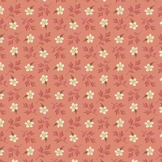A-533-E ROUGE PETIT BLOOM - PRIMROSE by Edyta Sitar of Laundry Basket Quilts for Andover Fabrics