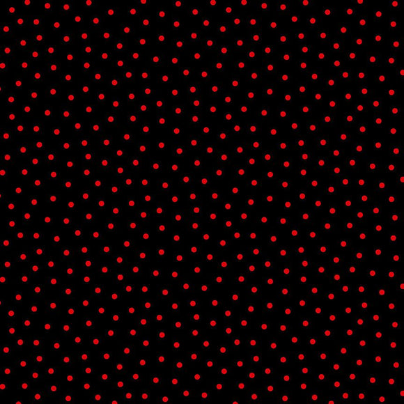 CD1960 - RED - 100% COTTON DIGITAL - POLKA DOTS by Timeless Treasures