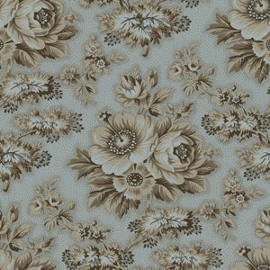 10440-B BLUE LARGE FLORAL - DARK & STORMY by Studio Collection for Maywood Studio