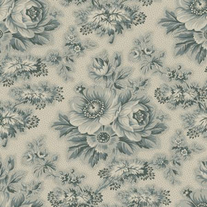 10440-E CREAM LARGE FLORAL - DARK & STORMY by Studio Collection for Maywood Studio