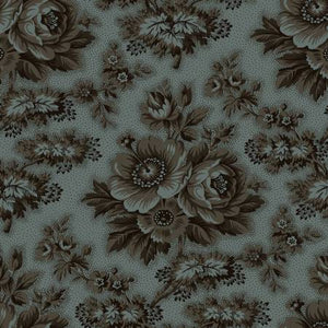 10440-N NAVY LARGE FLORAL - DARK & STORMY by Studio Collection for Maywood Studio