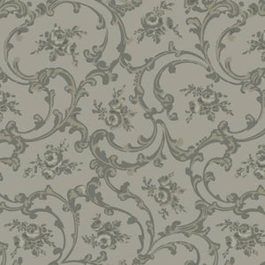 10441-T TAUPE SCROLL - DARK & STORMY by Studio Collection for Maywood Studio