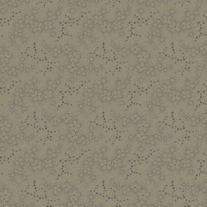 10446-T TAUPE DOT FLOWER - DARK & STORMY by Maywood Studio Collection for Maywood Studio