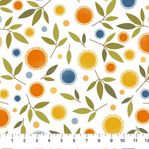 10449-10 MULTI WAINING SUMMER - EARLY AUTUMN by Patrick Lose for Northcott Fabrics