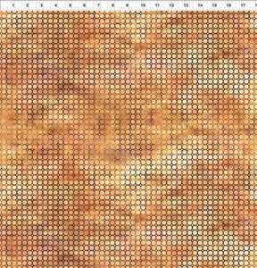 13FLS 1 MULTI/TAN - CIRCLES - FALLING LEAVES by Jason Yenter for In The Beginning Fabrics