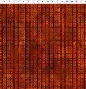 15FLS 1 RUST/TAN - STRIPE - FALLING LEAVES by Jason Yenter for In The Beginning Fabrics