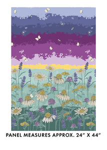 16408 99 SUNRISE PANEL - MULTI - BEE HAVEN by Rachel Rossi Designs for Benartex Designer Fabrics  {24' X 42"}