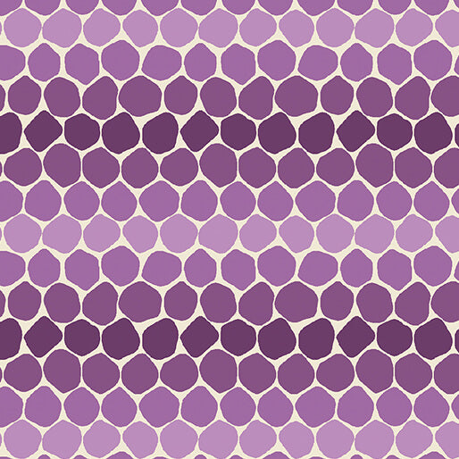 16411 65 HONEYCOMB - PLUM - BEE HAVEN by Rachel Rossi Designs for Benartex Designer Fabrics