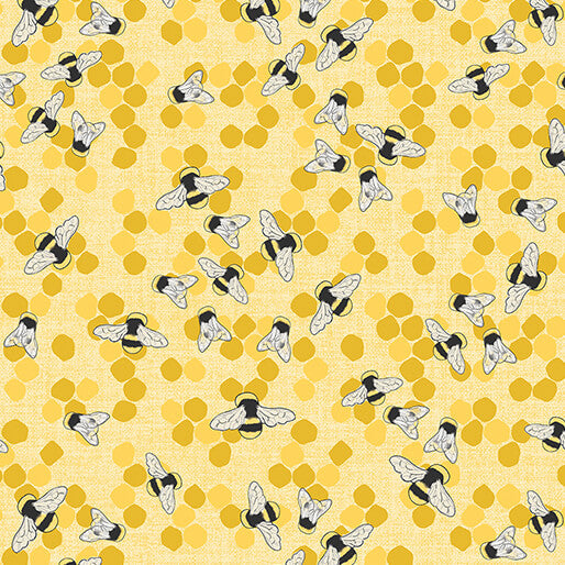 16412 32 BUMBLE - HONEY - BEE HAVEN by Rachel Rossi Designs for Benartex Designer Fabrics