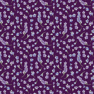 16416 67 LAVENDULA - DARK PLUM - BEE HAVEN by Rachel Rossi Designs for Benartex Designer Fabrics