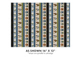 16753 55 BLUE/MULTI - PRAIRIE CHICKS DANCE - PRAIRIE CHICKS by Cheryl Haynes for Benartex Designer Fabrics