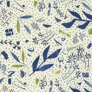 16950 12 PARCHMENT - COLLAGE by Janet Clare for Moda Fabrics