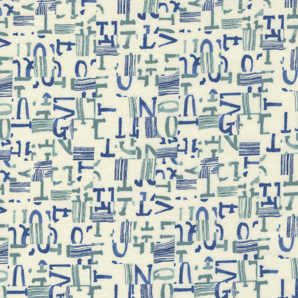 16952 13 PARCHMENT SKY - COLLAGE by Janet Clare for Moda Fabrics