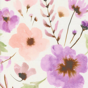 16971 11 CREAM - BLOOMING LOVELY by Janet Clare for Moda Fabrics