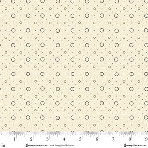 Q-1946-40 CREAM - BUTTERCRAEM & BRICKLE BITS by Kim Diehl for Henry Glass &amp; Co Division