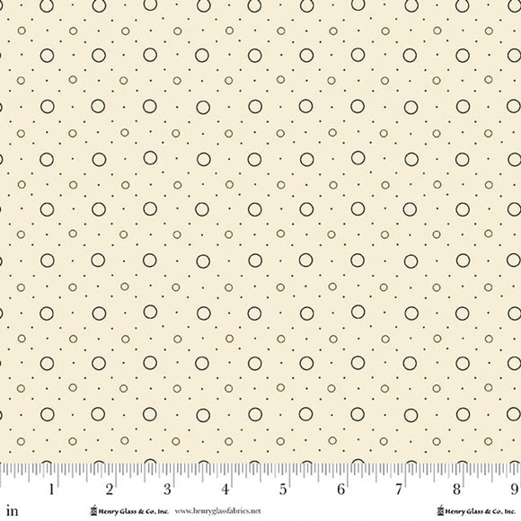 Q-1946-40 CREAM - BUTTERCRAEM & BRICKLE BITS by Kim Diehl for Henry Glass & Co Division