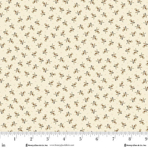 Q-1954-40 CREAM - BUTTERCREAM & BRICKLE BITS by Kim Diehl for Henry Glass & Co Division