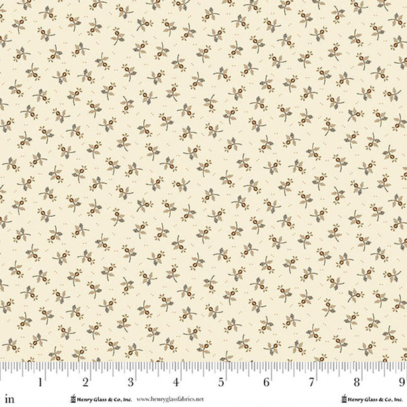 Q-1954-40 CREAM - BUTTERCREAM & BRICKLE BITS by Kim Diehl for Henry Glass & Co Division
