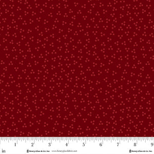 Q-2012-88 RED - PENNYBERRY FARM by Kim Diehl for Henry Glass &amp; Co Division