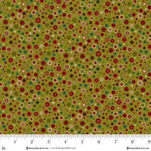 Q-2020-66 MED GREEN - PENNYBERRY FARM by Kim Diehl for Henry Glass &amp; Co Division